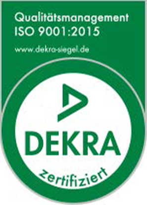 Zertifikat der DEKRA zum Qualitätsmanagement ISO 9001 2015 für die BWORX Connect GmbH